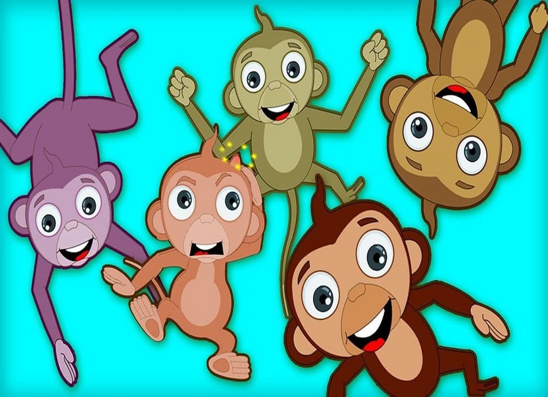 Five Little Monkeys - Super Simple Songs PDF Download - Quran Mualim