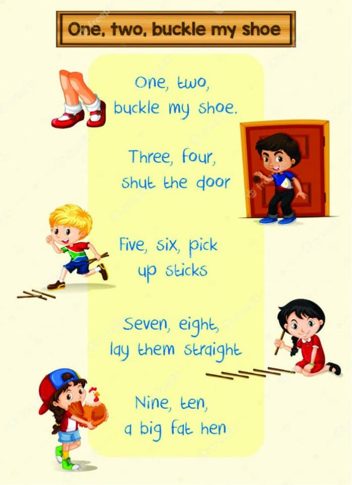 One Two Buckle My Shoe | Numbers Song PDF Download - Quran Mualim