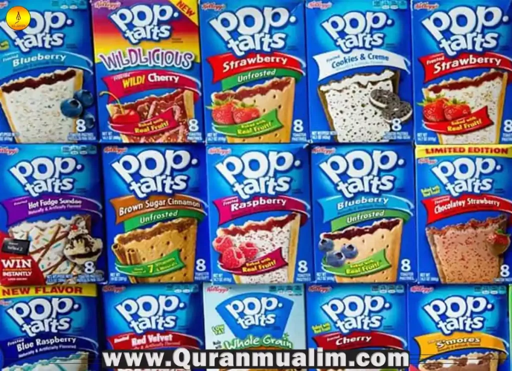 are pop tarts halal, which pop tarts are halal, are s'mores pop tarts halal, are strawberry pop tarts halal, are chocolate pop tarts halal, are pop tarts halal, poptart butter, frozen pop tarts, homemade pop tart recipe