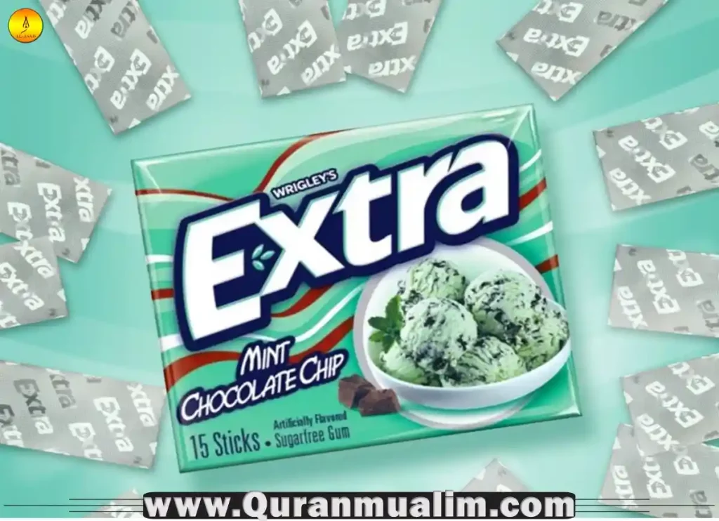 is extra gum halal, is extra gum halal in usa, is extra polar ice gum halal, is extra spearmint gum halal