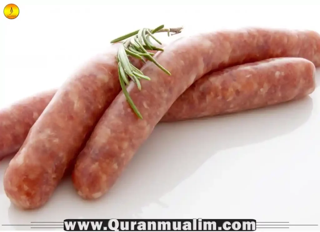 is turkey sausage halal, chicken sausage is halal or haram, is sausage halal, is beef sausage halal, is blood sausage halal