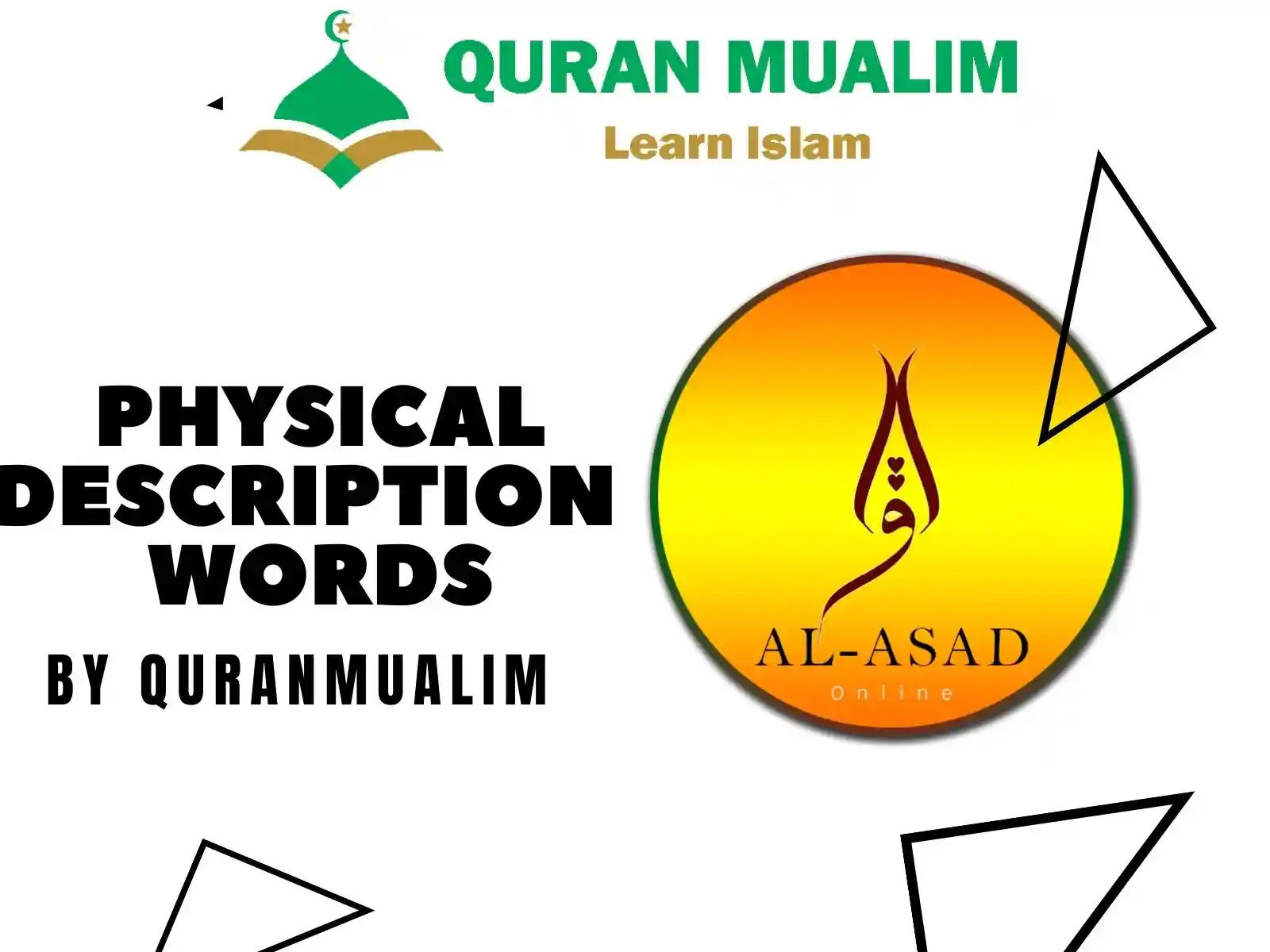 Physical Description Definition English Vocabulary Quran Mualim